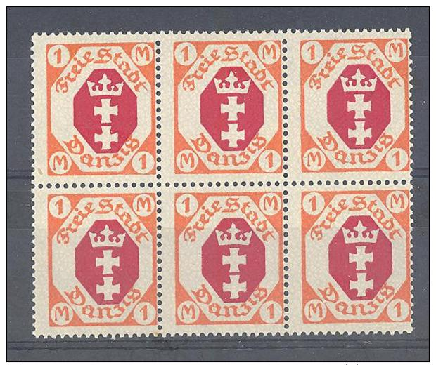 Danzig   Michel #   83  **  6-er Block - Other & Unclassified