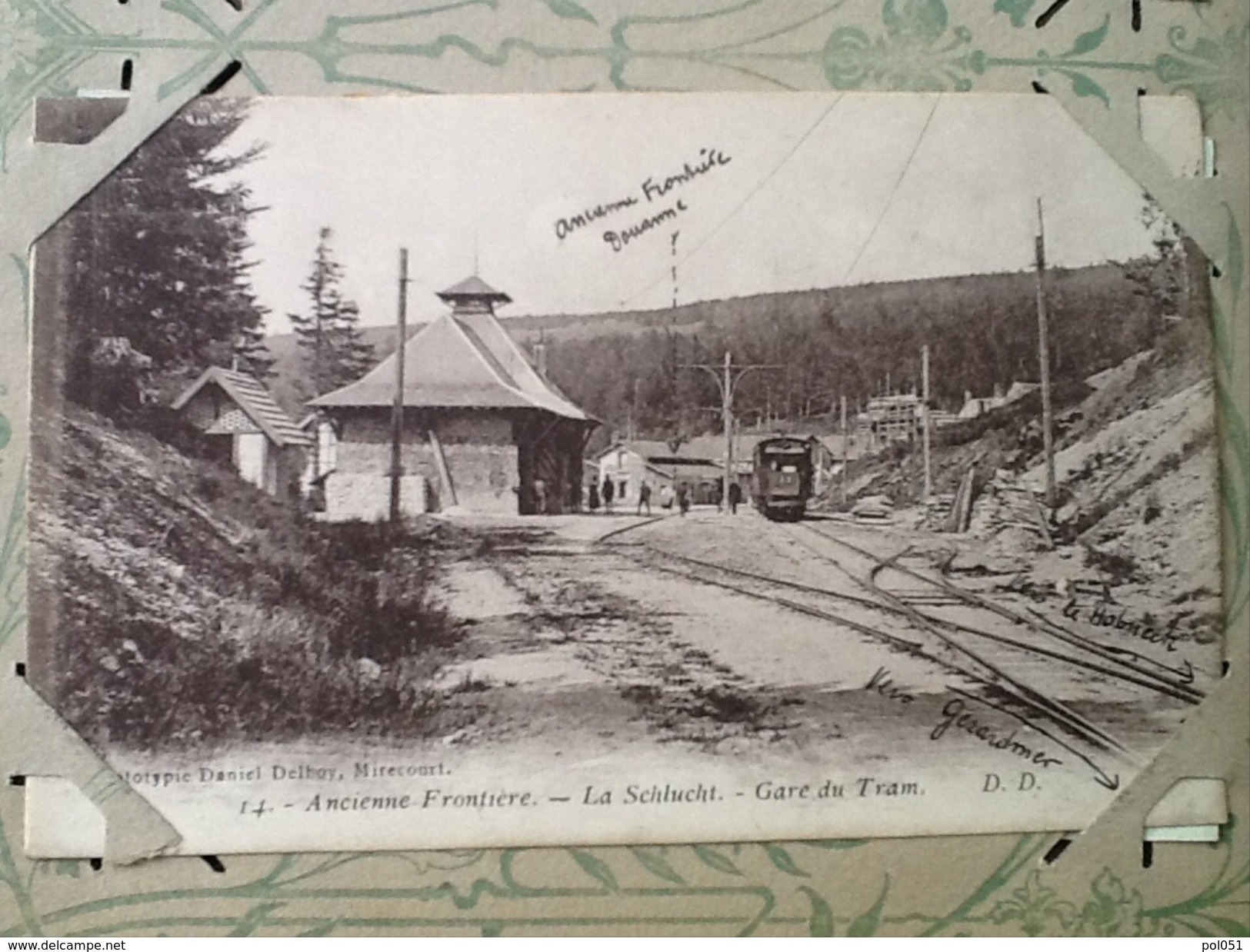 Cpa Dpt 88 La Schlucht Ancienne Frontière Gare Du Tramway Tram - Other & Unclassified