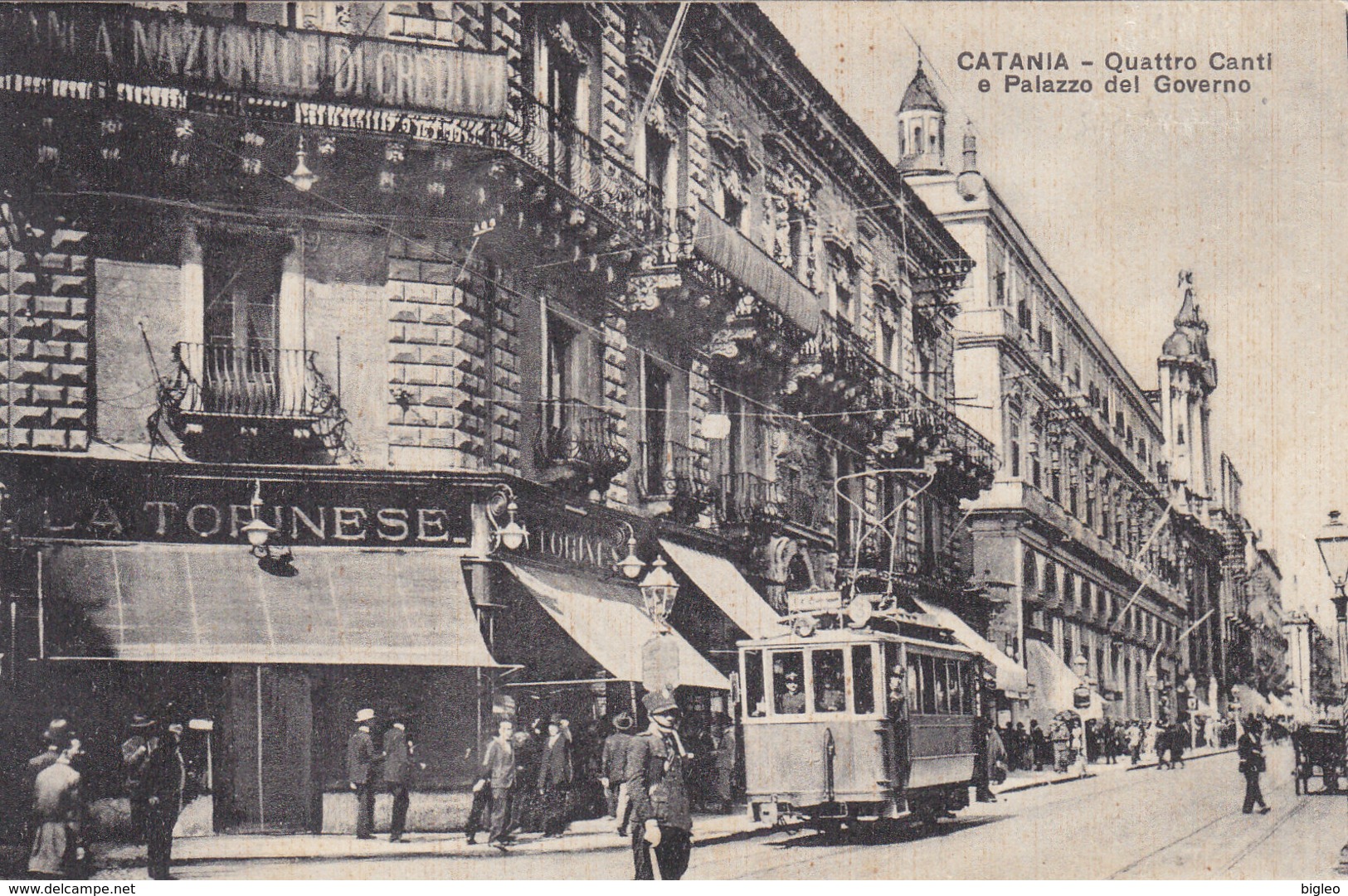 Catania - Quatro Canti - Tram        (A-46-120607) - Tramways