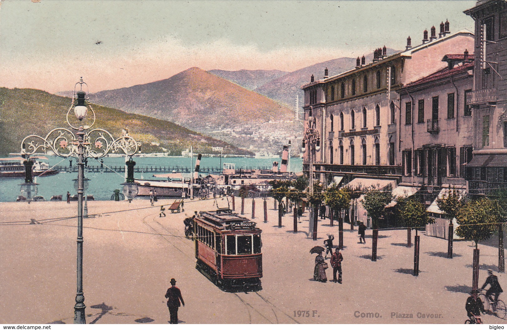 Como - Piazza Cavour - Tram       (A-46-120607) - Tramways