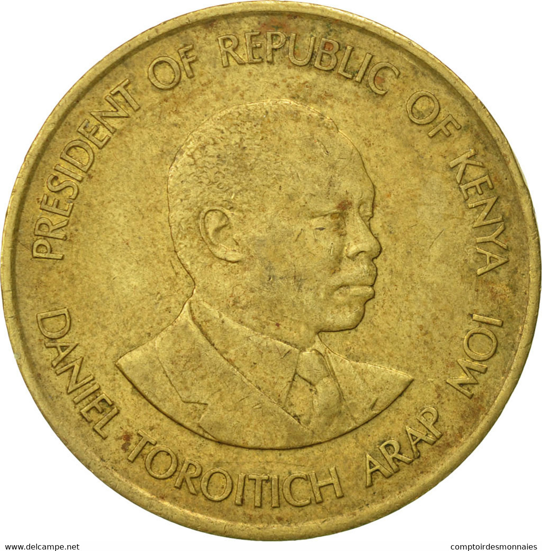 Monnaie, Kenya, 10 Cents, 1990, British Royal Mint, TTB+, Nickel-brass, KM:18 - Kenya