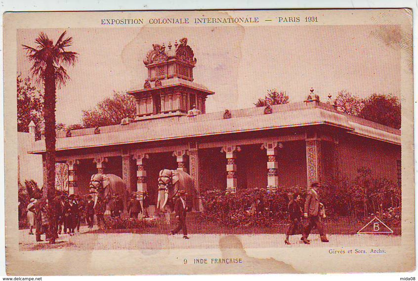 75. PARIS . EXPOSITION COLONIALE INTERNATIONALE . PARIS 1931 . INDE FRANCAISE - Expositions