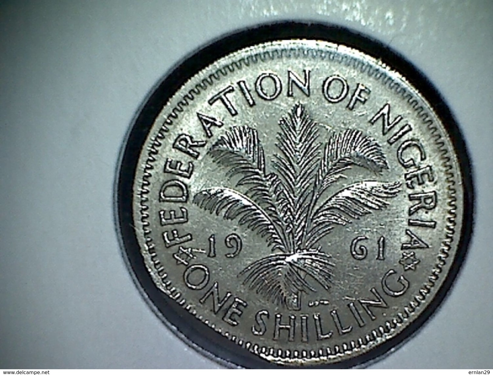 Nigeria 1 Shilling 1961 ( Bord Abimé ) - Nigeria