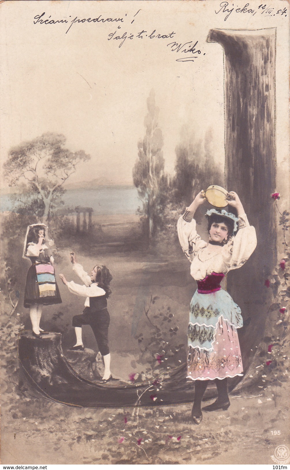 Costums, Trachten Europa 1904, From Fiume To Orebic, Dalmatia - Europa