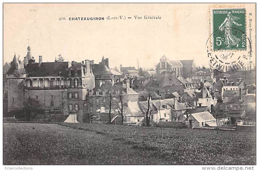 Chateaugiron      35       Vue Générale       (voir Scan) - Châteaugiron