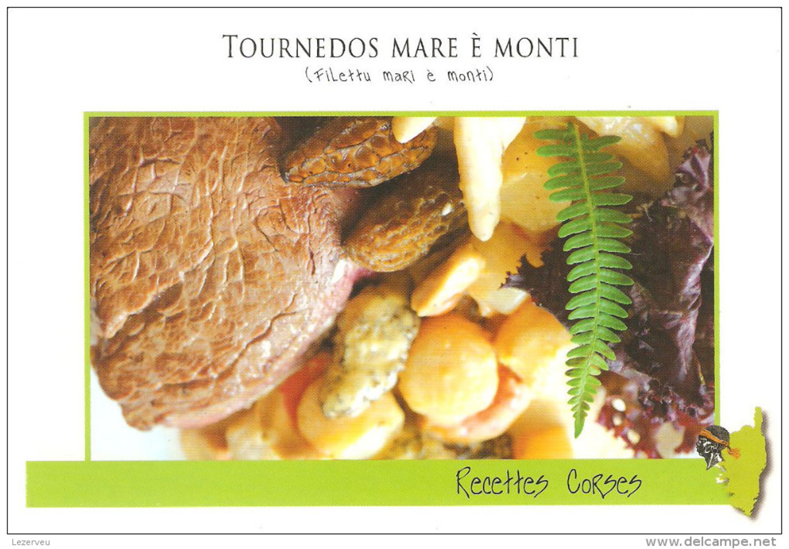 CPM RECETTE DE CUISINE CORSE TOURNEDOS MARE E MONTI FILETTU MARI E MONTI - Other & Unclassified