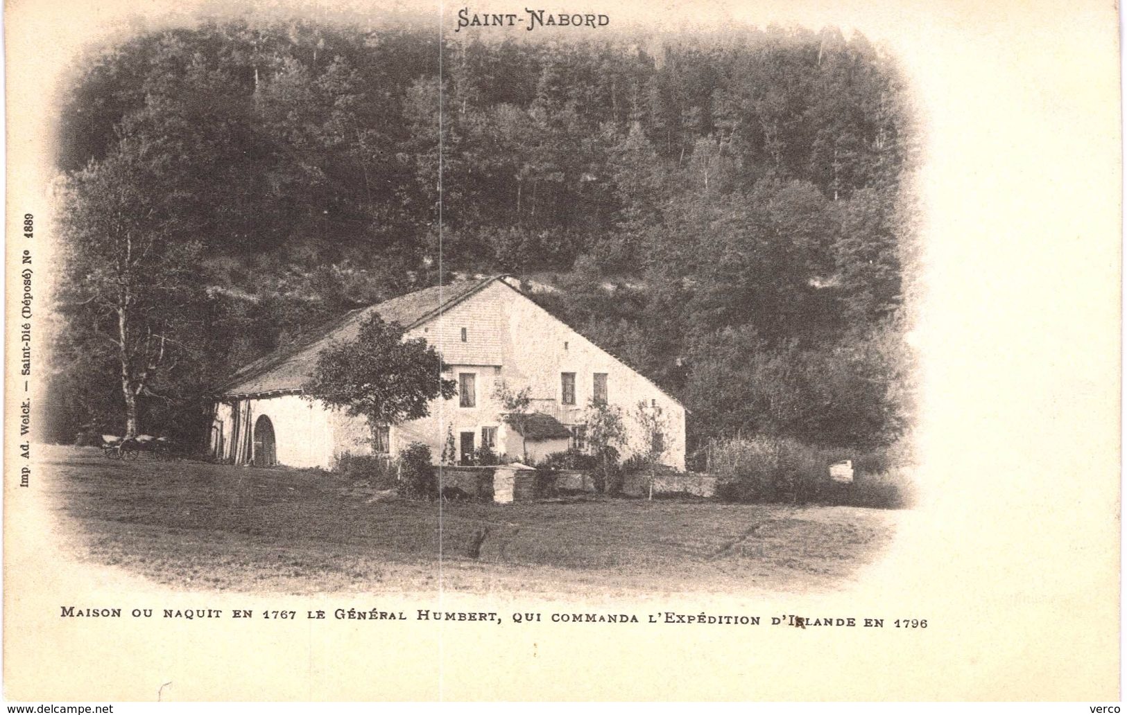 Carte Postale Ancienne De SAINT NABORD - Saint Nabord