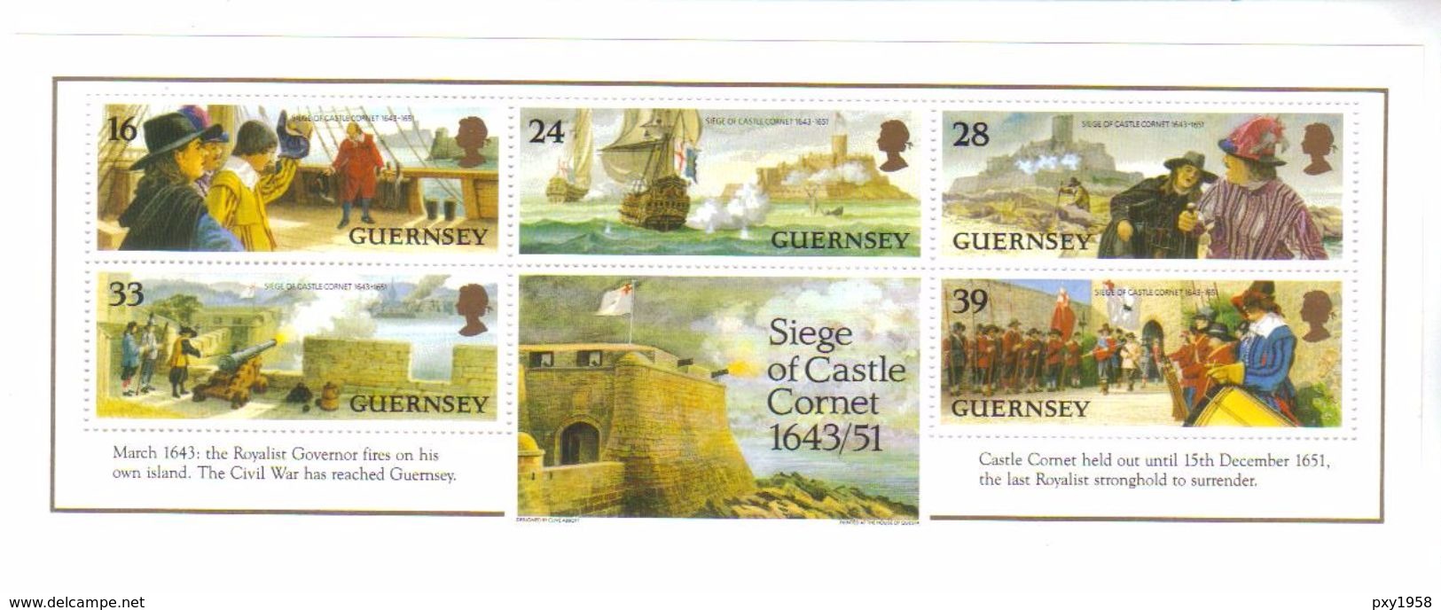 5958- Guernsey , Minisheet  BF19 ** Mnh - Ships, Militaria - Guernsey