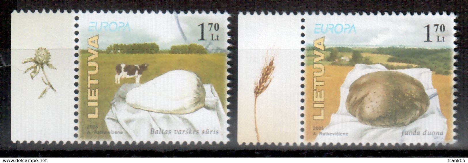 Litauen / Lithuania / Lituanie 2005 Satz/set EUROPA Gestempelt/used - 2005