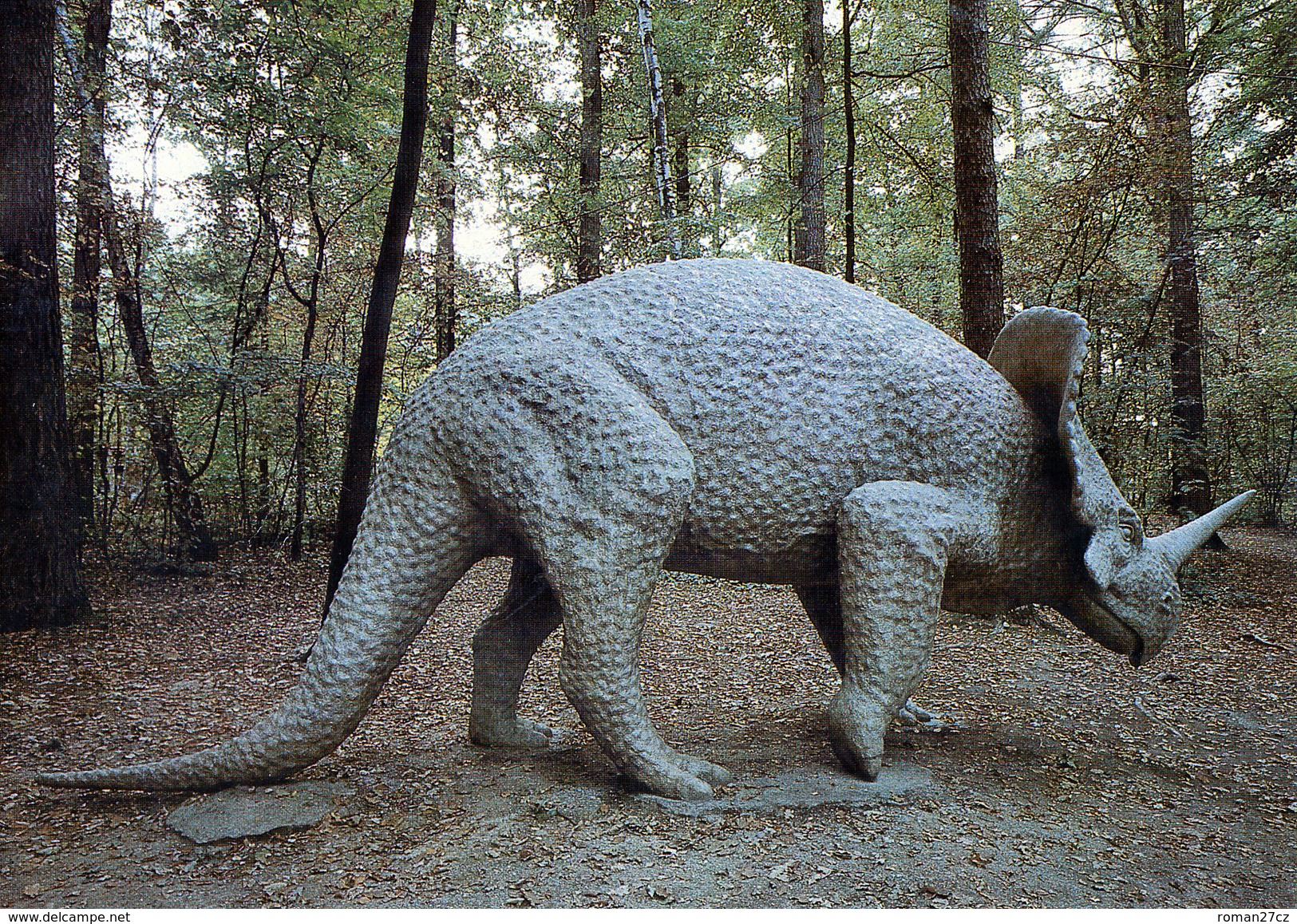 Saurierpark Kleinwelka, Germany, Ca. 1980s, Dinosaur - Monoclonius - Bautzen