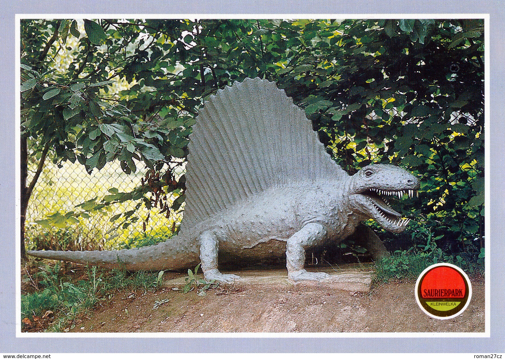 Saurierpark Kleinwelka, Germany, Ca. 1980s, Dinosaur - Dimetrodon - Bautzen