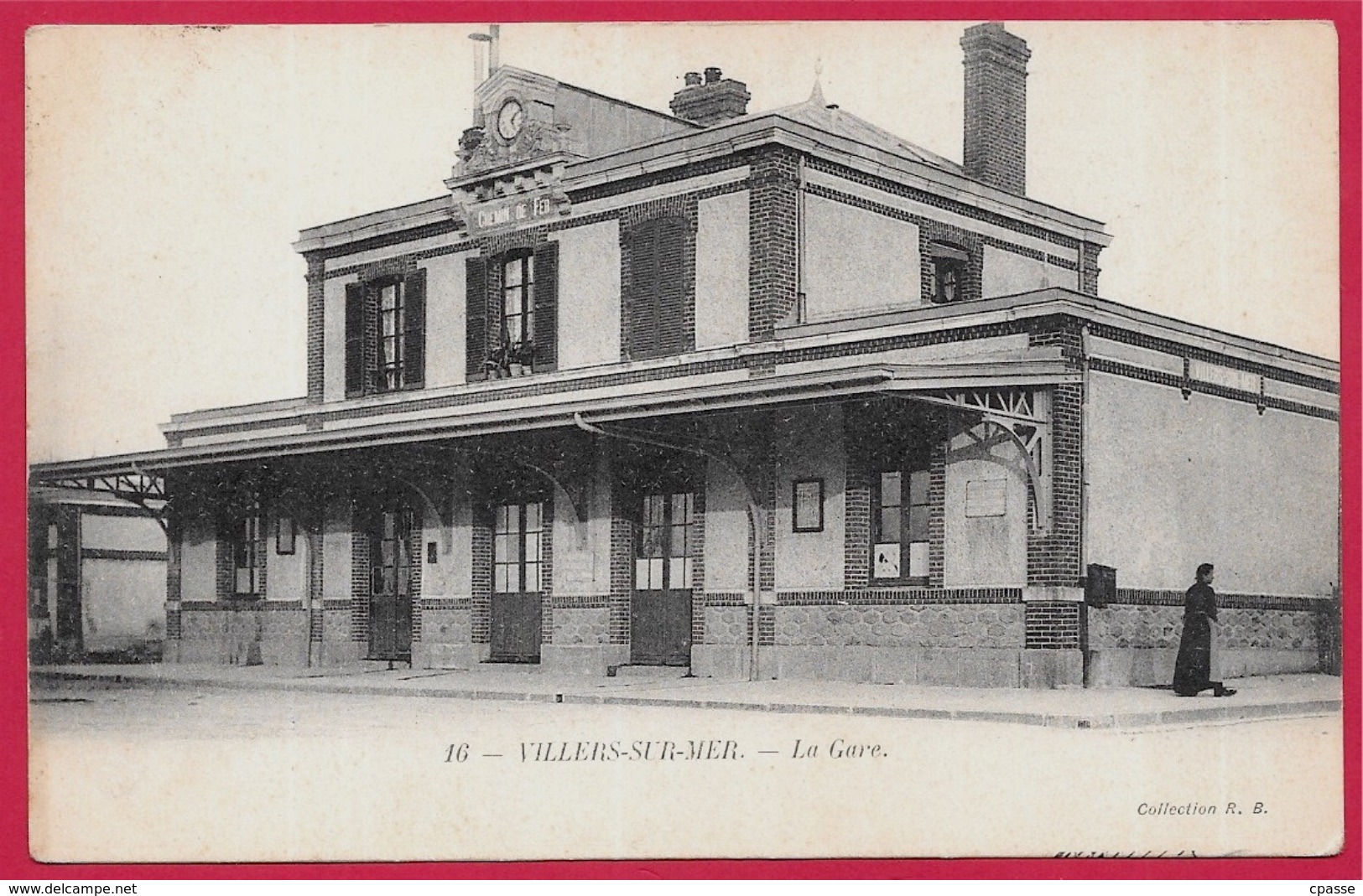 CPA 14 VILLERS-sur-Mer LA GARE ° Collection R. B. - Villers Sur Mer