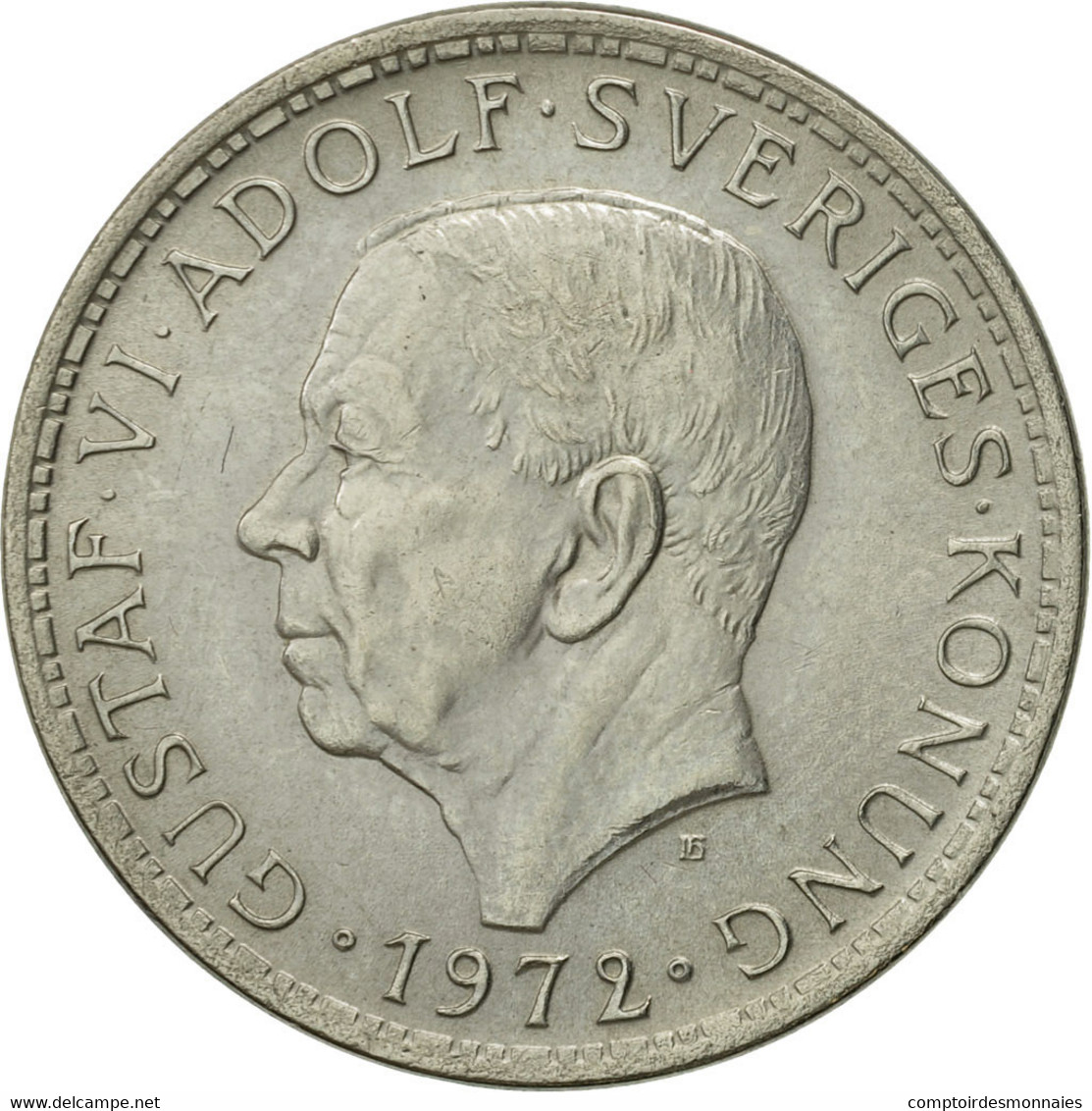 Monnaie, Suède, Gustaf VI, 5 Kronor, 1972, SUP+, Copper-Nickel Clad Nickel - Suède