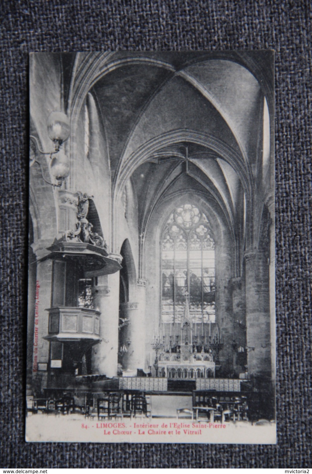 LIMOGES - Intérieur De L'Eglise ST PIERRE, La Chaire Et Le Choeur. - Limoges