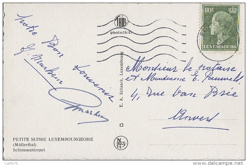 Luxembourg - Müllerthal - Schiessentümpel - 1958 - Müllerthal