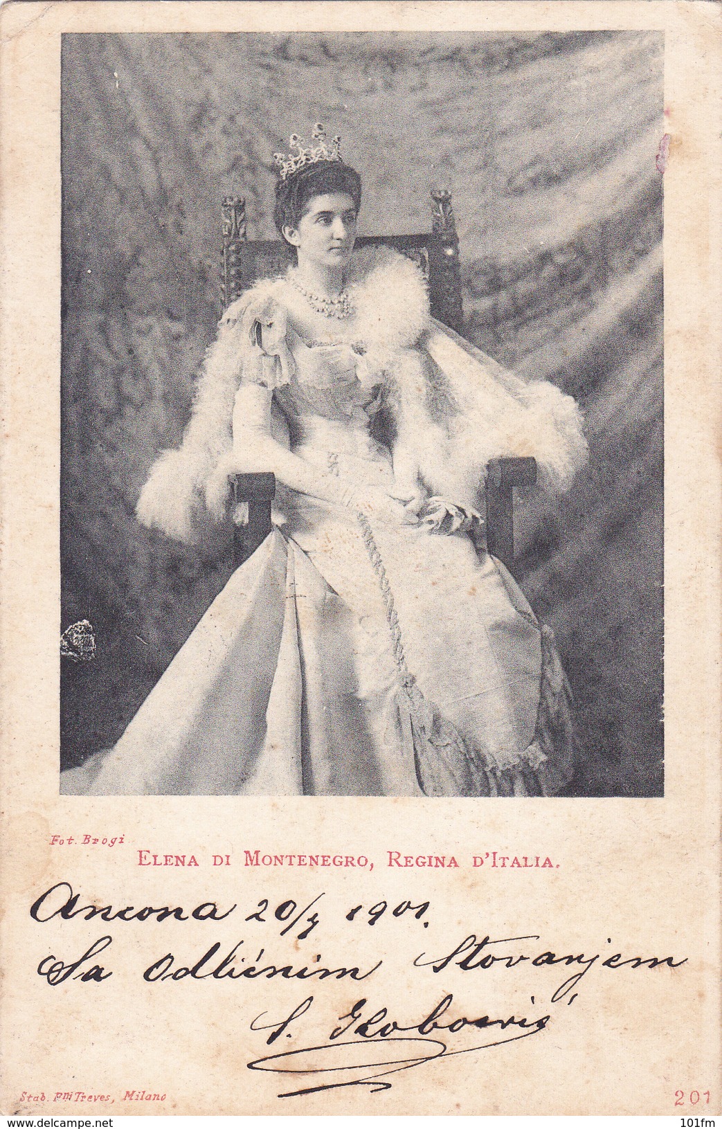 MONTENEGRO - CRNA GORA  ELENA DI MONTENEGRO, REGINA D'ITALIA 1901 - Montenegro