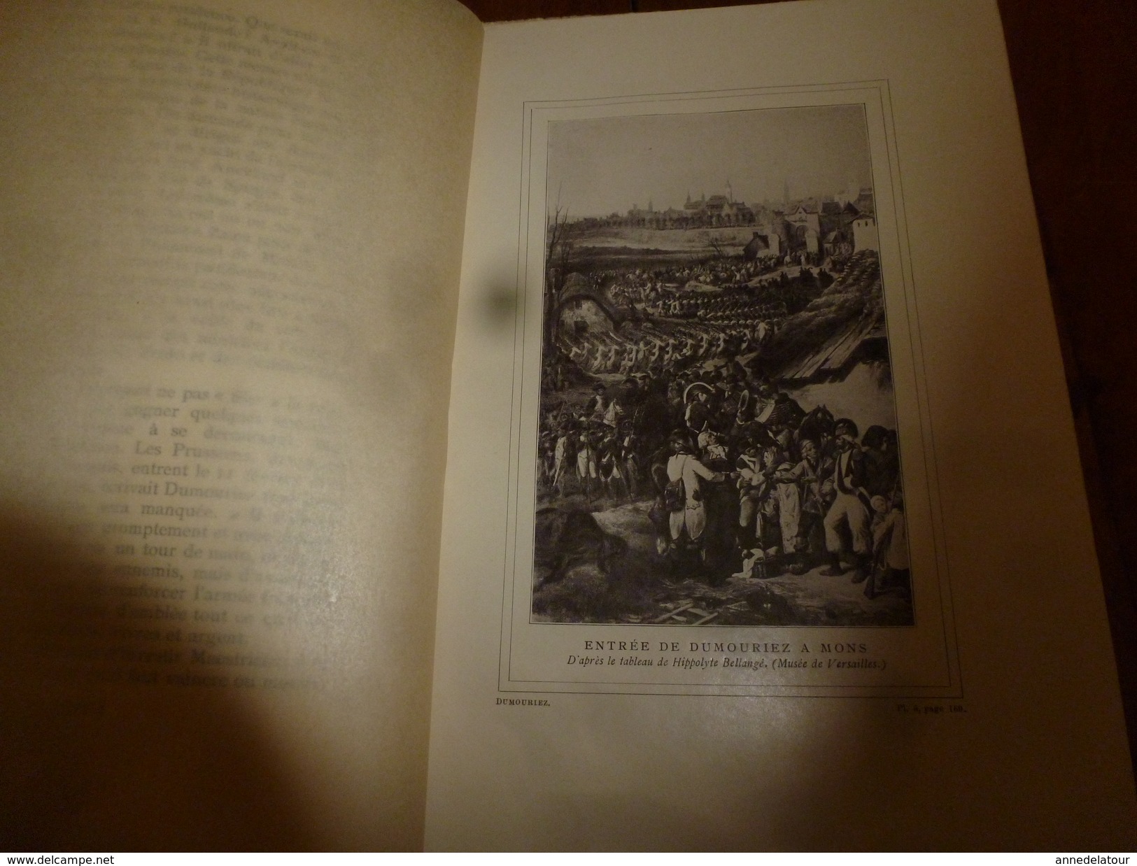 1914 DUMOURIEZ par Arthur Chuquet avec gravures et soies intercalaires