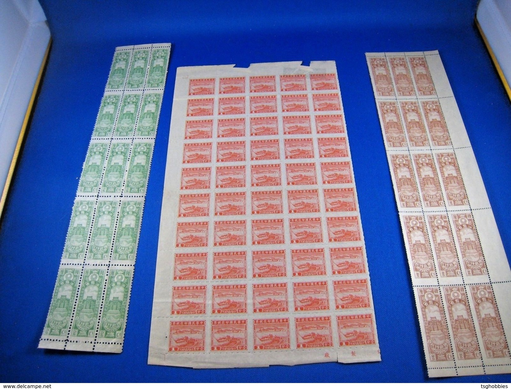 CHINA CIGARETTE TAX STAMPS - LOT OF 80 UNUSED - Other & Unclassified