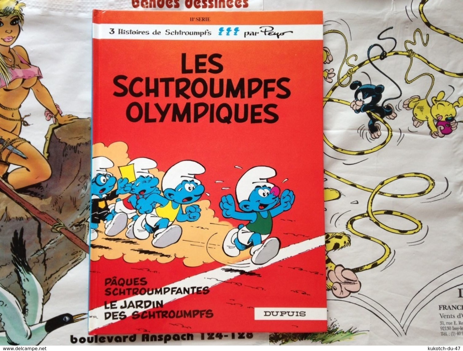 BD Les Schtroumpfs Olympiques - Peyo (2003) - Schtroumpfs, Les - Los Pitufos