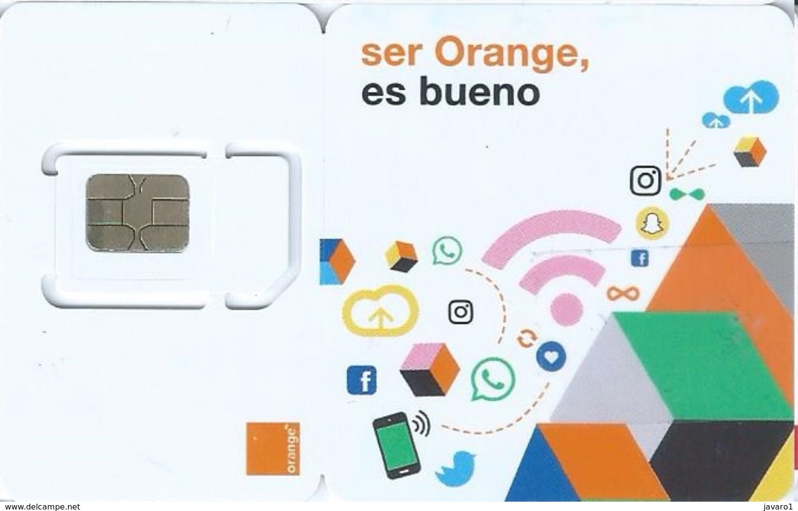 DOM.REP : GSM SIM Mini & Micro  (fixed) ORANGE  Ser Orange ,es Bueno - Dominicana