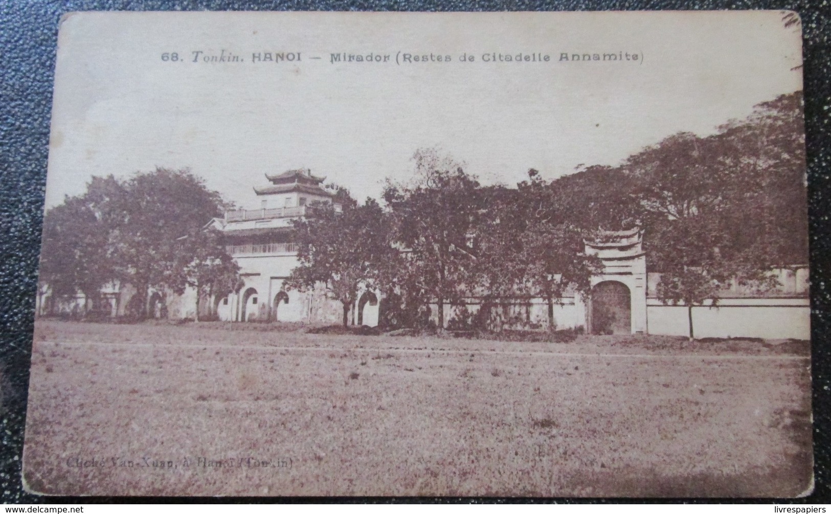 Indochine Hanoi Mirador Restes De La Citadelle Annamite  Cpa - Vietnam