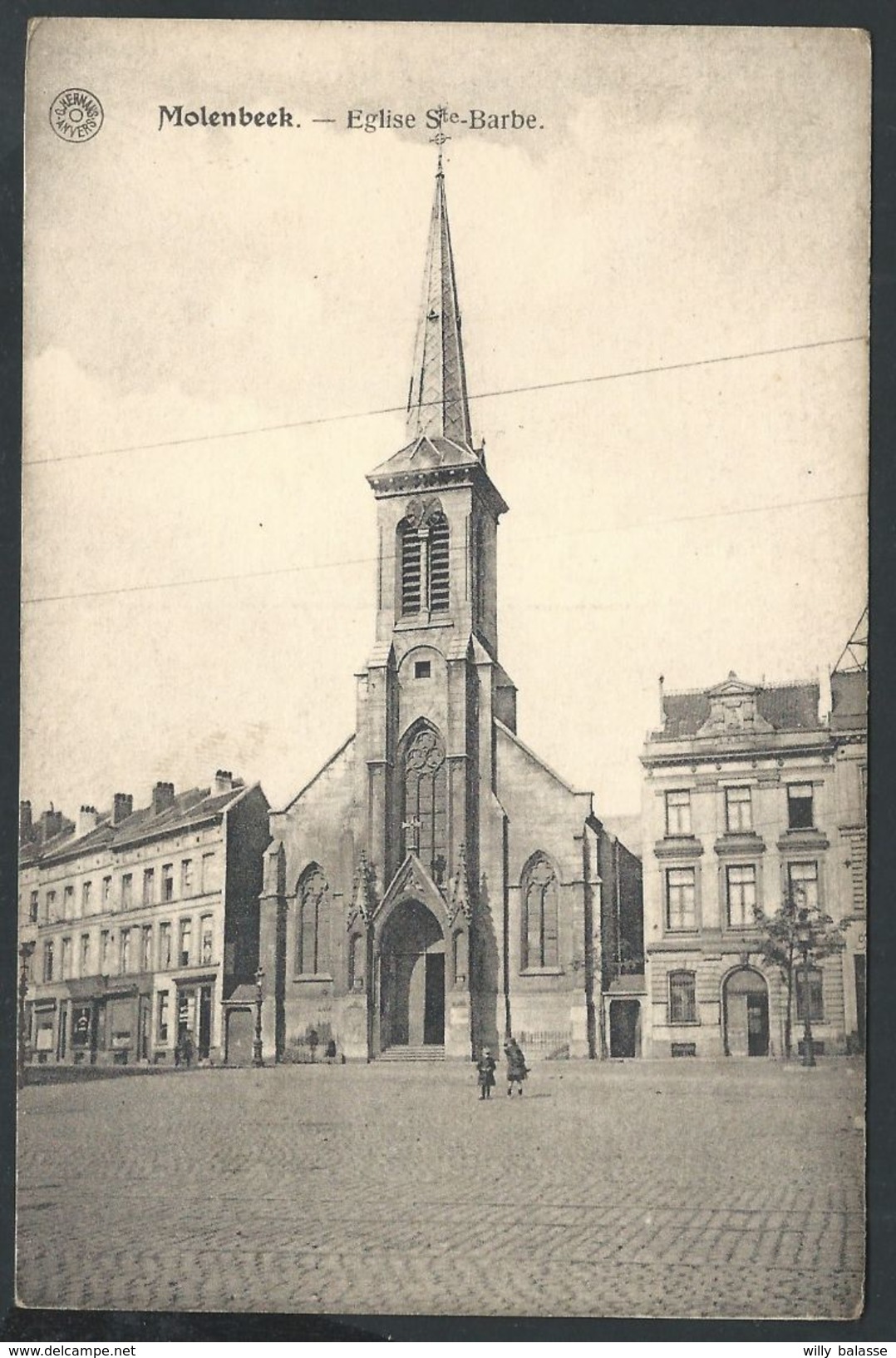 +++ CPA - MOLENBEEK - Eglise Ste Barbe - G.Hermans  // - Molenbeek-St-Jean - St-Jans-Molenbeek