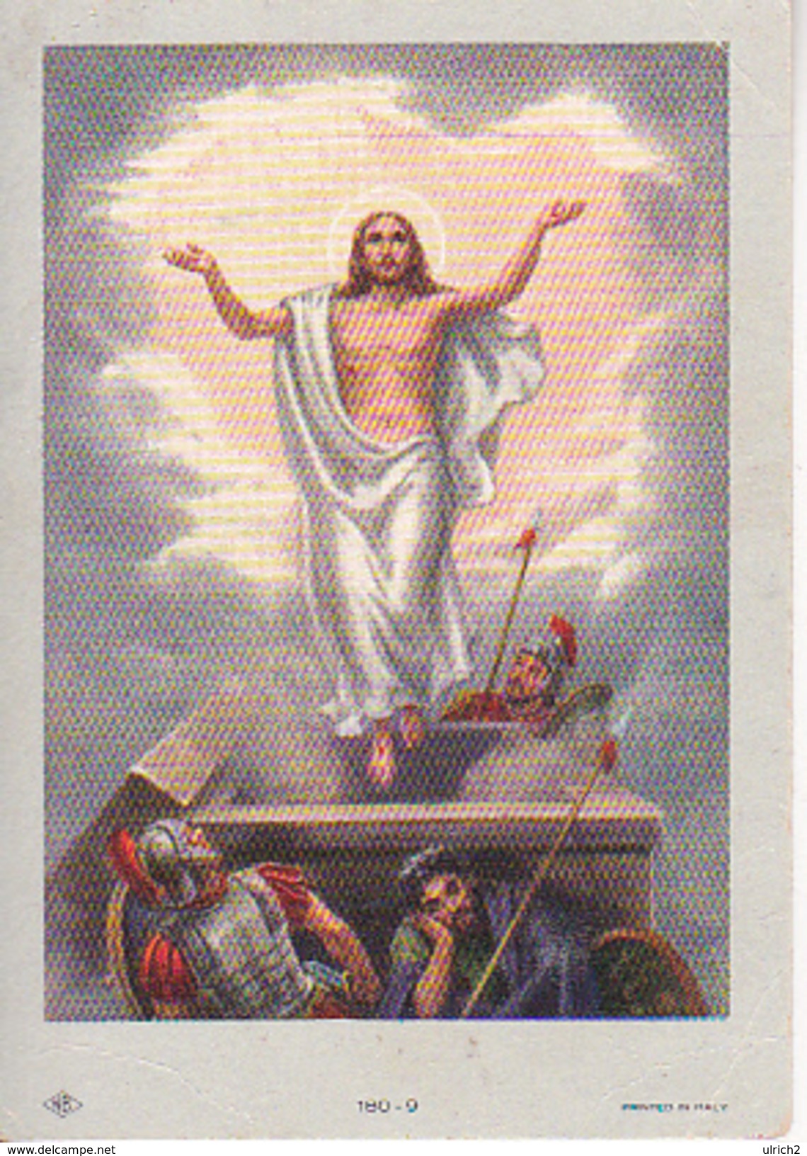 Andachtsbild - Image Pieuse - Jesus Auferstehung - 5*7cm (29461) - Andachtsbilder