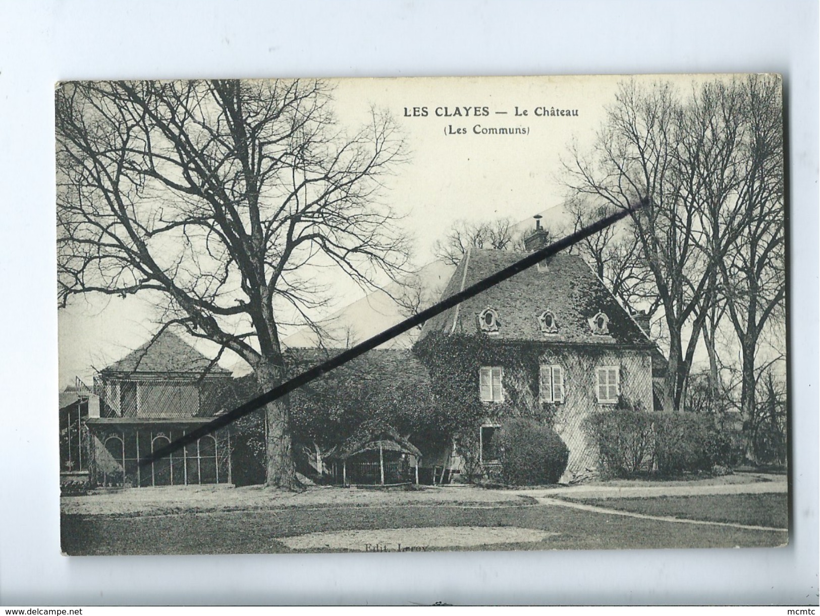 CPA - Les Clayes - Le Château  - (Les Communs ) - Les Clayes Sous Bois