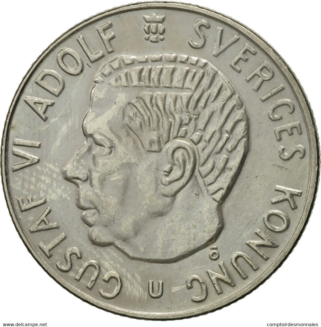 Monnaie, Suède, Gustaf VI, Krona, 1972, SUP+, Copper-Nickel Clad Copper - Suède