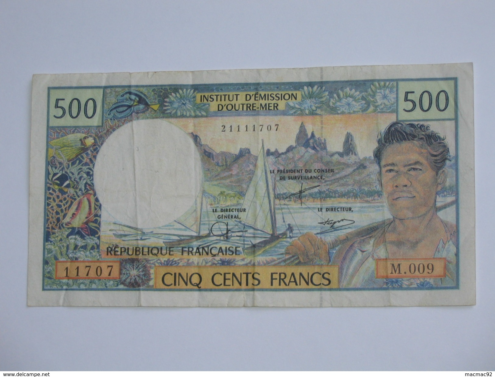 500 Francs  1992- Institut D´émission D´Outre-mer   **** EN ACHAT IMMEDIAT **** - Territoires Français Du Pacifique (1992-...)