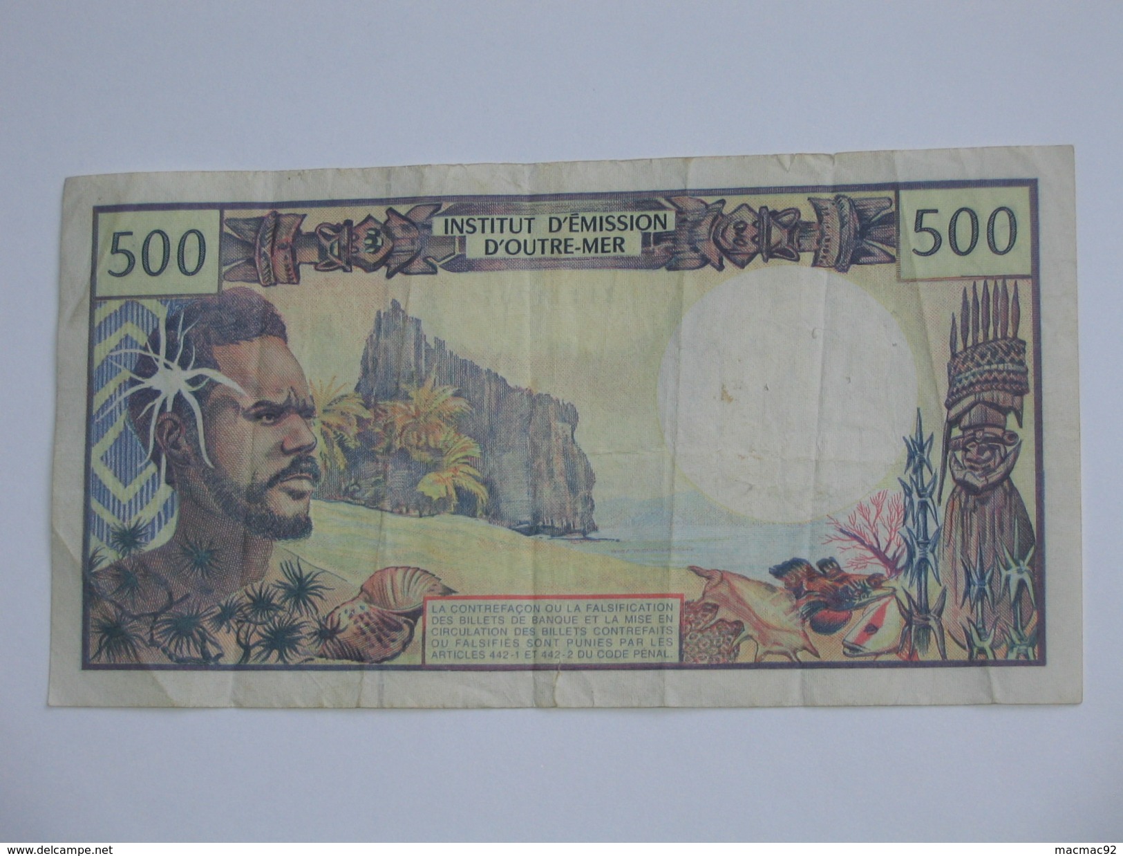 500 Francs  1992- Institut D´émission D´Outre-mer   **** EN ACHAT IMMEDIAT **** - Territoires Français Du Pacifique (1992-...)