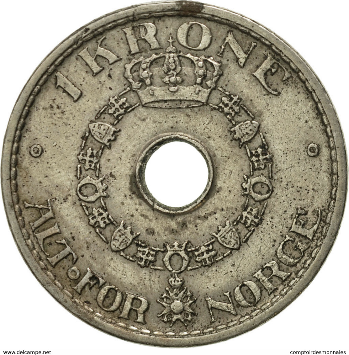 Monnaie, Norvège, Haakon VII, Krone, 1950, TTB+, Copper-nickel, KM:385 - Norvège