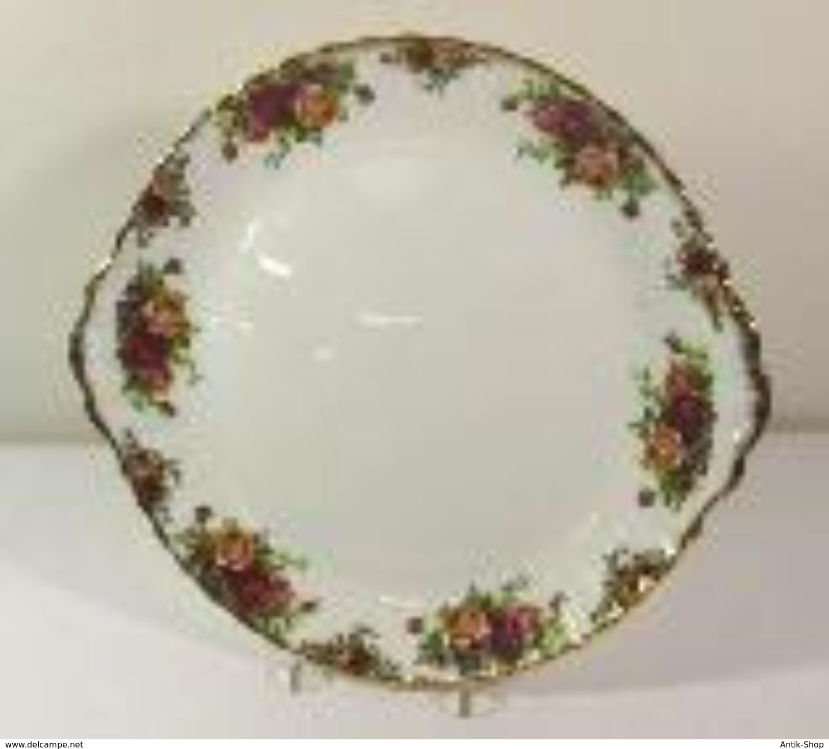 Kuchenplatte - Old Country Rose - Royal Albert (453) Preis Reduziert - Royal Albert