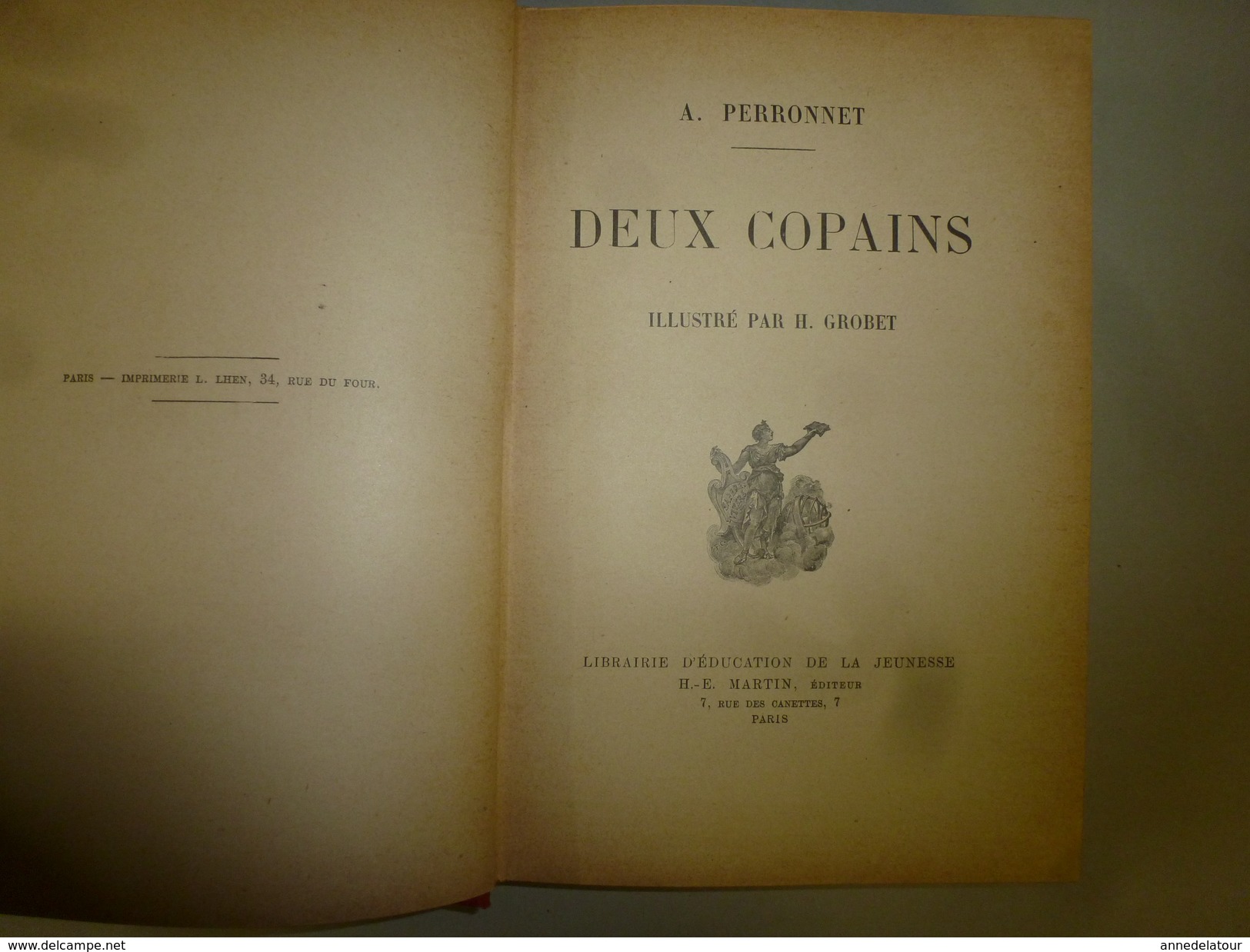 19??  DEUX COPAINS , Par A. Perronnet ---   Illustré Par H. Grobet - 1901-1940