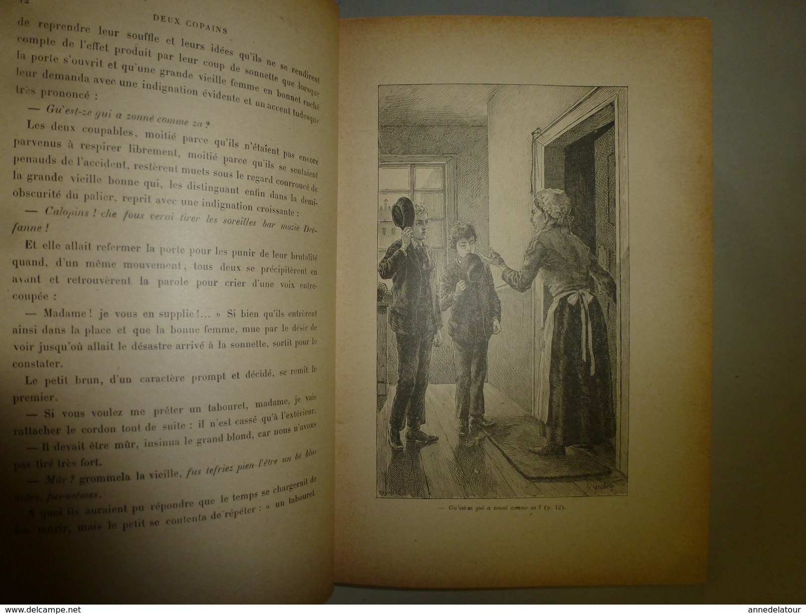 19??  DEUX COPAINS , par A. Perronnet ---   illustré par H. Grobet