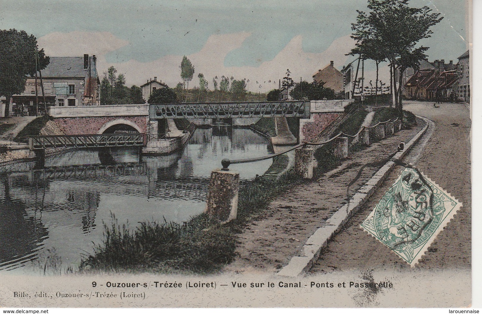 45 - OUZOUER SUR TREZEE - Vue Sur Le Canal - Ponts Et Passerelle - Ouzouer Sur Loire