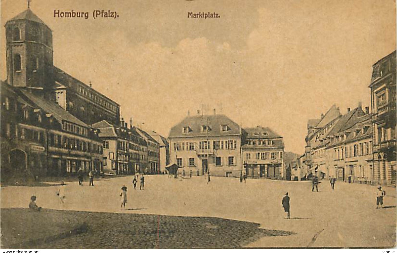 A-17.7166 :  HOMBURG  PFALZ.  MARKTPLATZ - Altri & Non Classificati