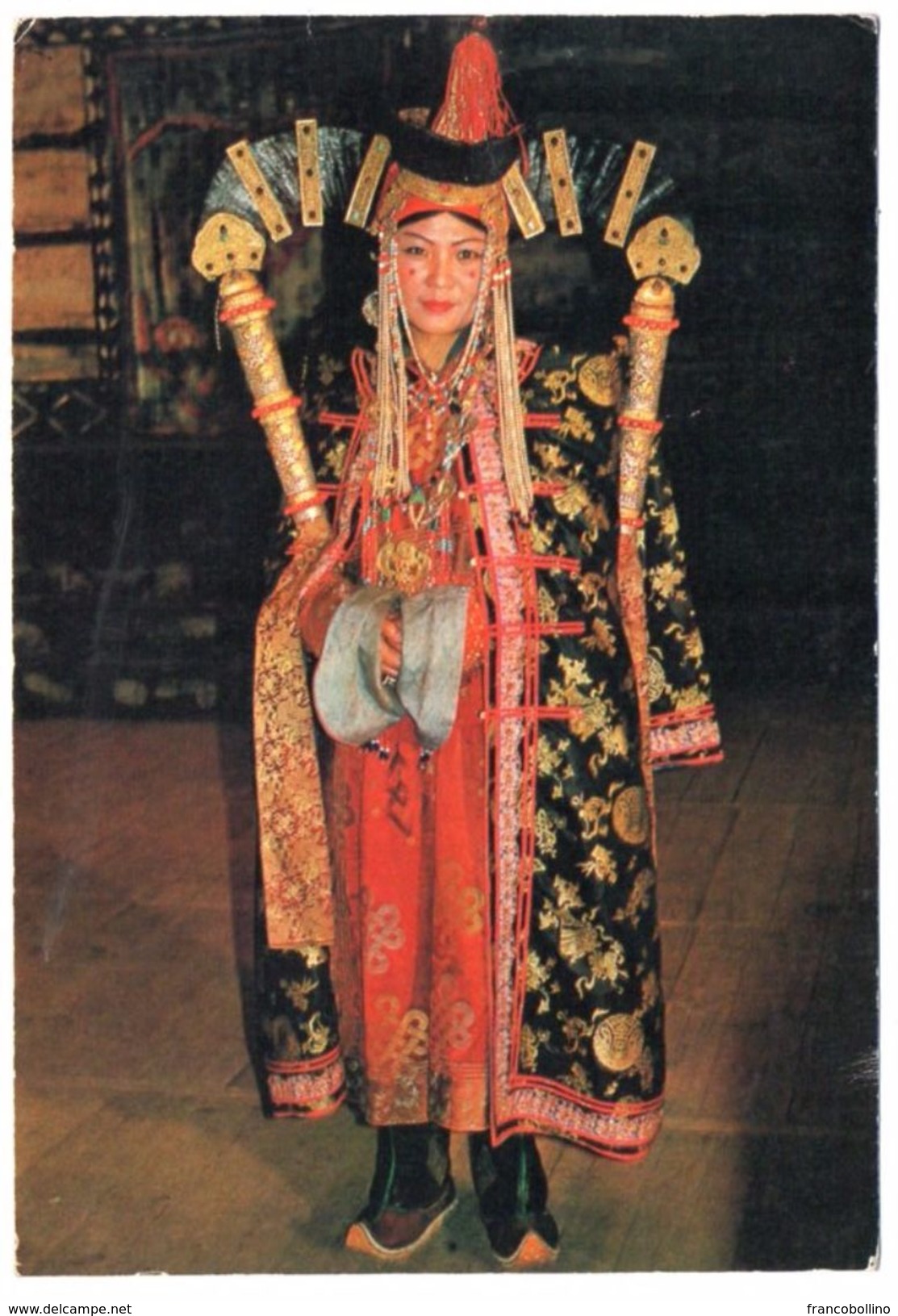 MONGOLIA - MISS NANSOLMA FROM THE OPERA AMONG THE SORROW MOUNTAINS / COSTUMES - Mongolia