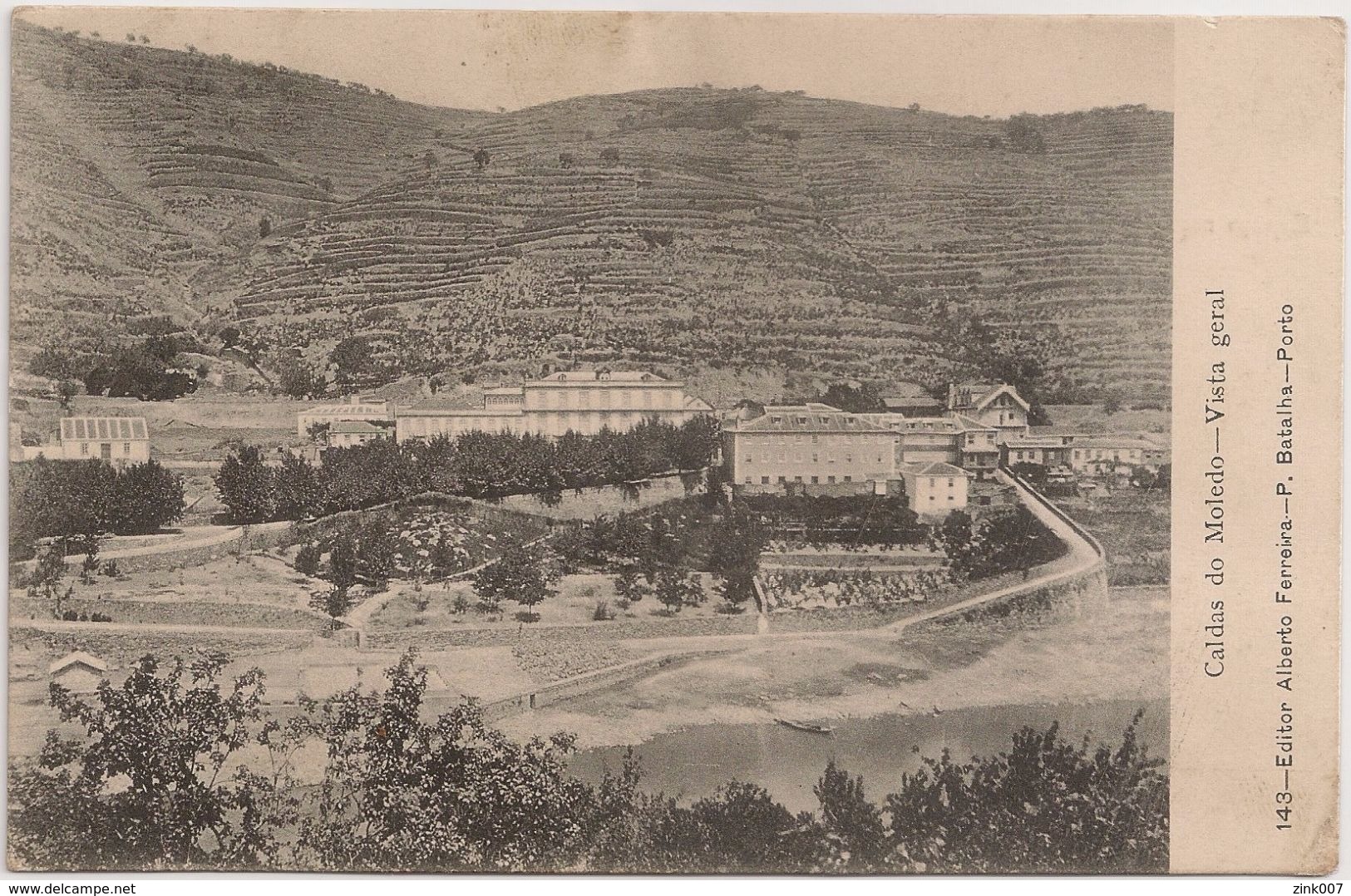 Postal Portugal - Peso Da Régua - Caldas Do Moledo - Vista Geral - Vinhas Do Douro (Ed. Alberto Ferreira)  Carte Postale - Vila Real