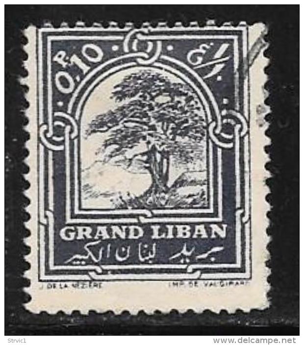 Lebanon, Scott #50 Used Cedar, 1925 - Lebanon