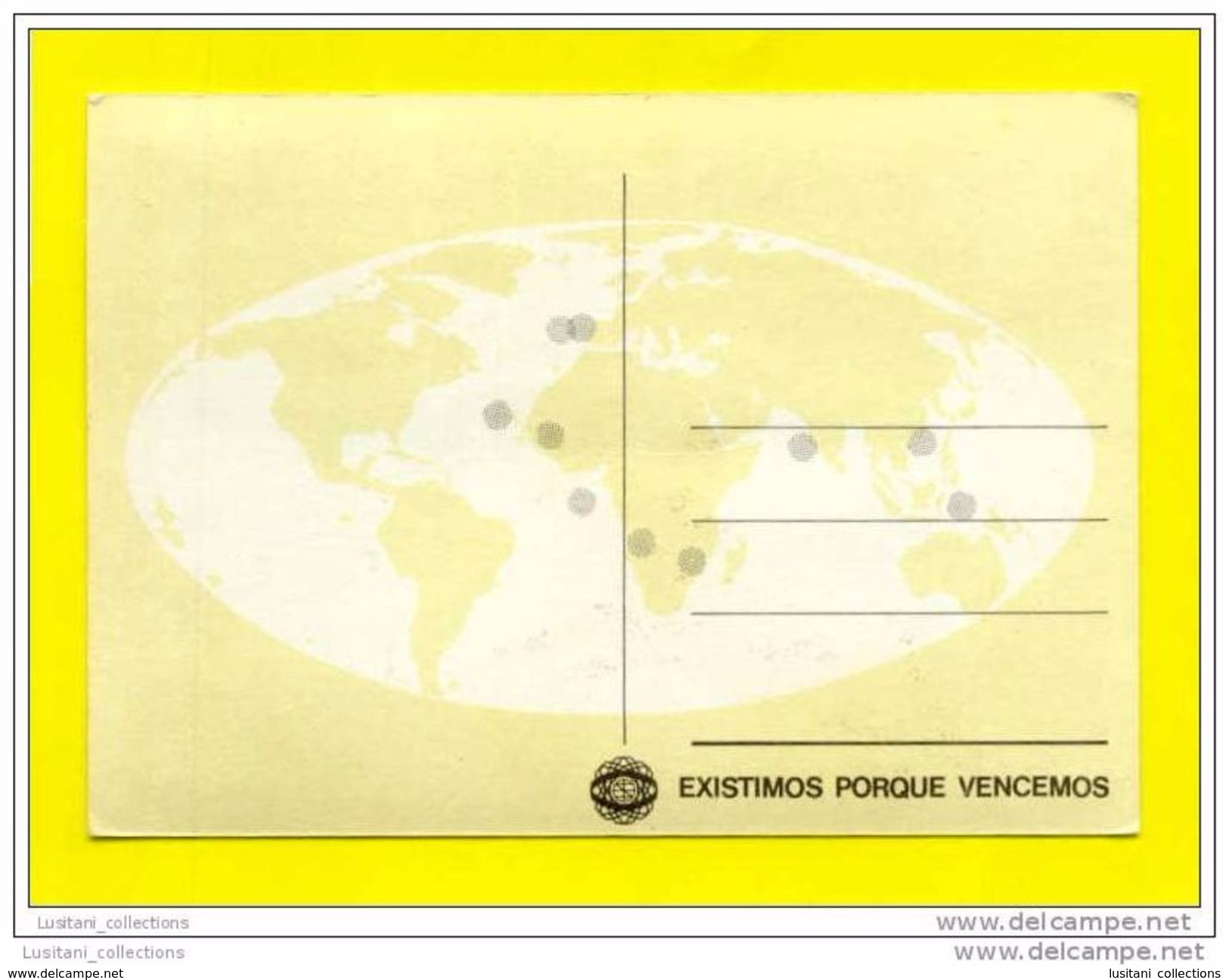 POSTCARD LUANDA ANGOLA PORTUGAL COLONIAL PROPAGANDA MAP MAPS AFRICA AFRIKA AFRIQUE - Angola