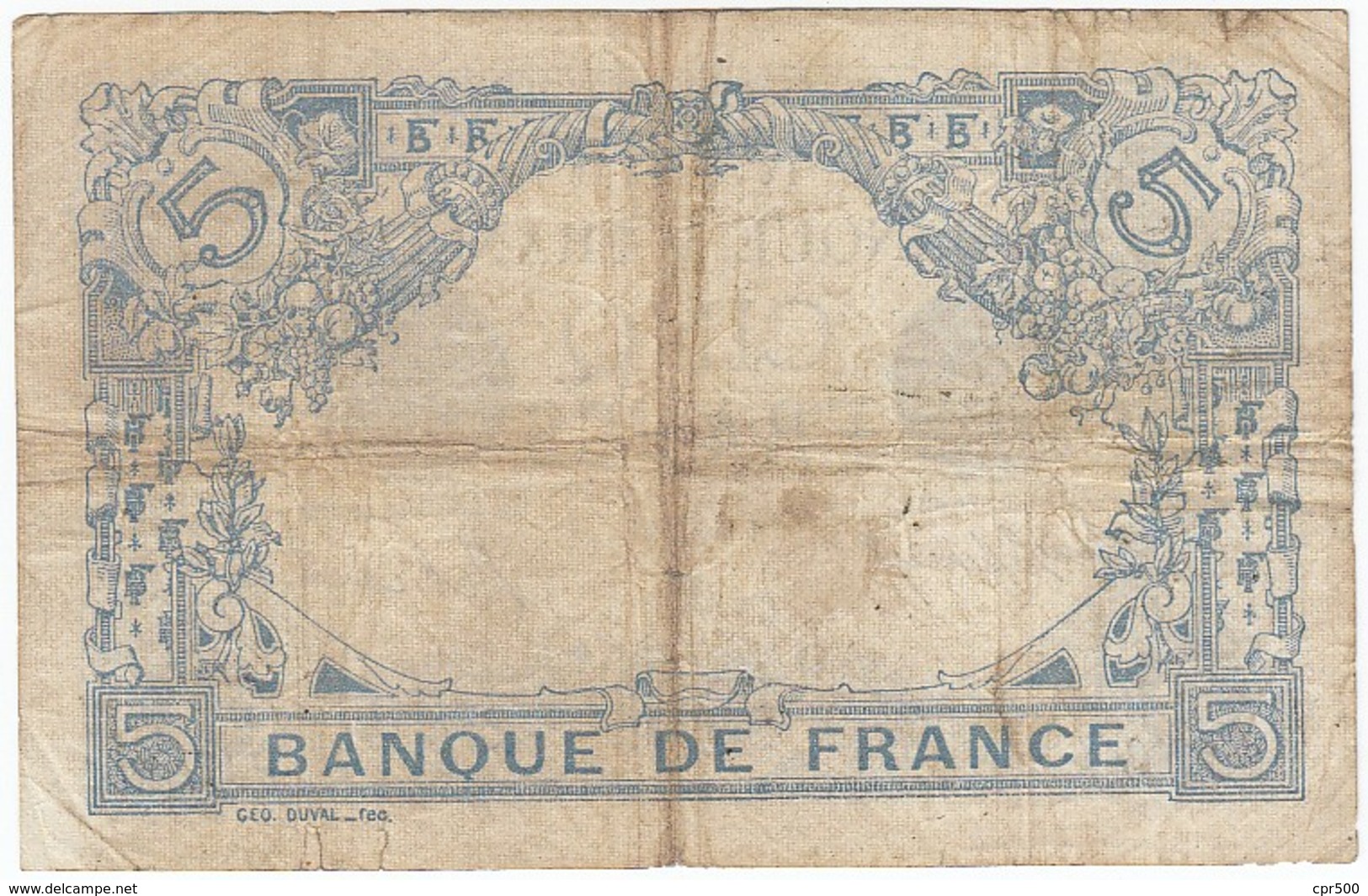 5 Francs, Bleu Type 1905, P.70, F2/29, P.6720, 13/07/1915, B - 5 F 1912-1917 ''Bleu''