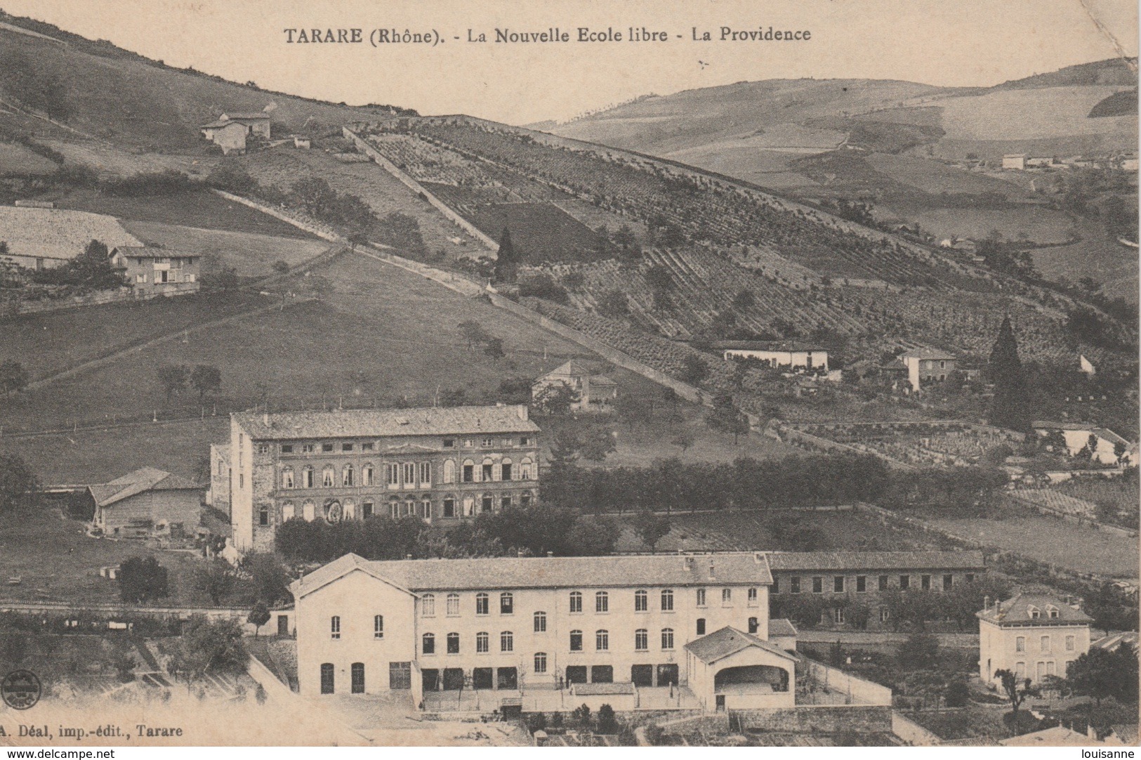 17 / 7 / 20  -    TARARE  ( 69 )  -LA  NOUVELLE  ÉCOLE  LIBRE  -  LA  PROVIDENCE - Tarare