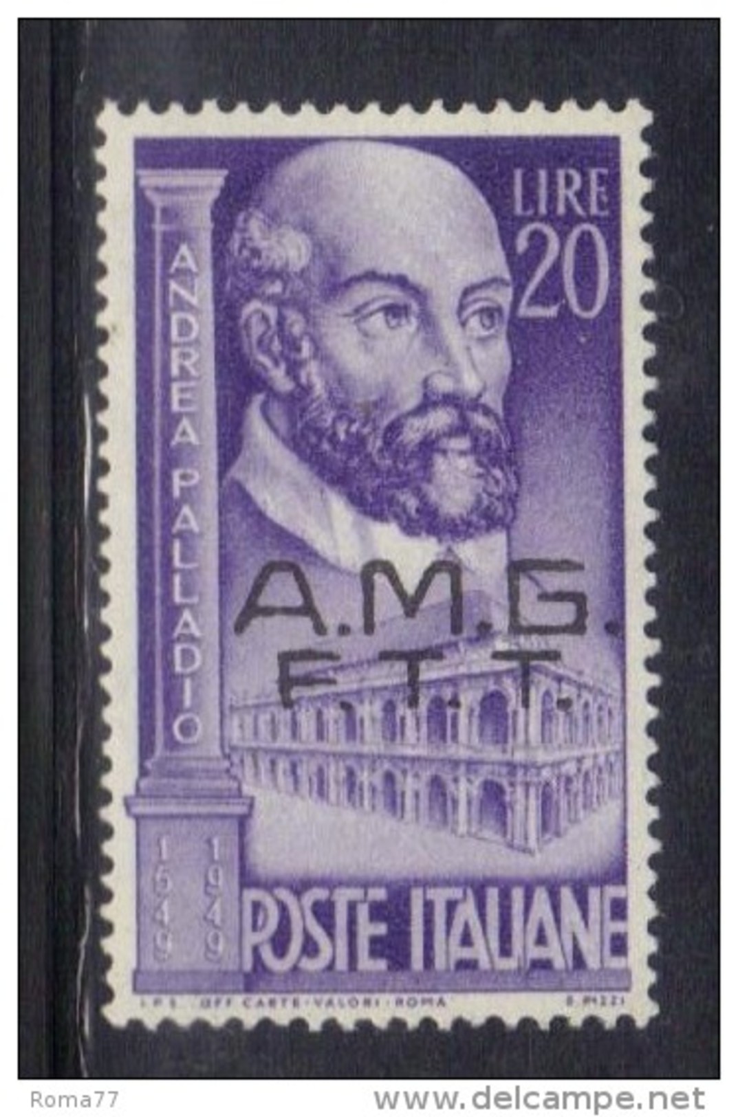 R908 . TRIESTE A , Palladio Serie N. 50  ***  MNH - Nuovi