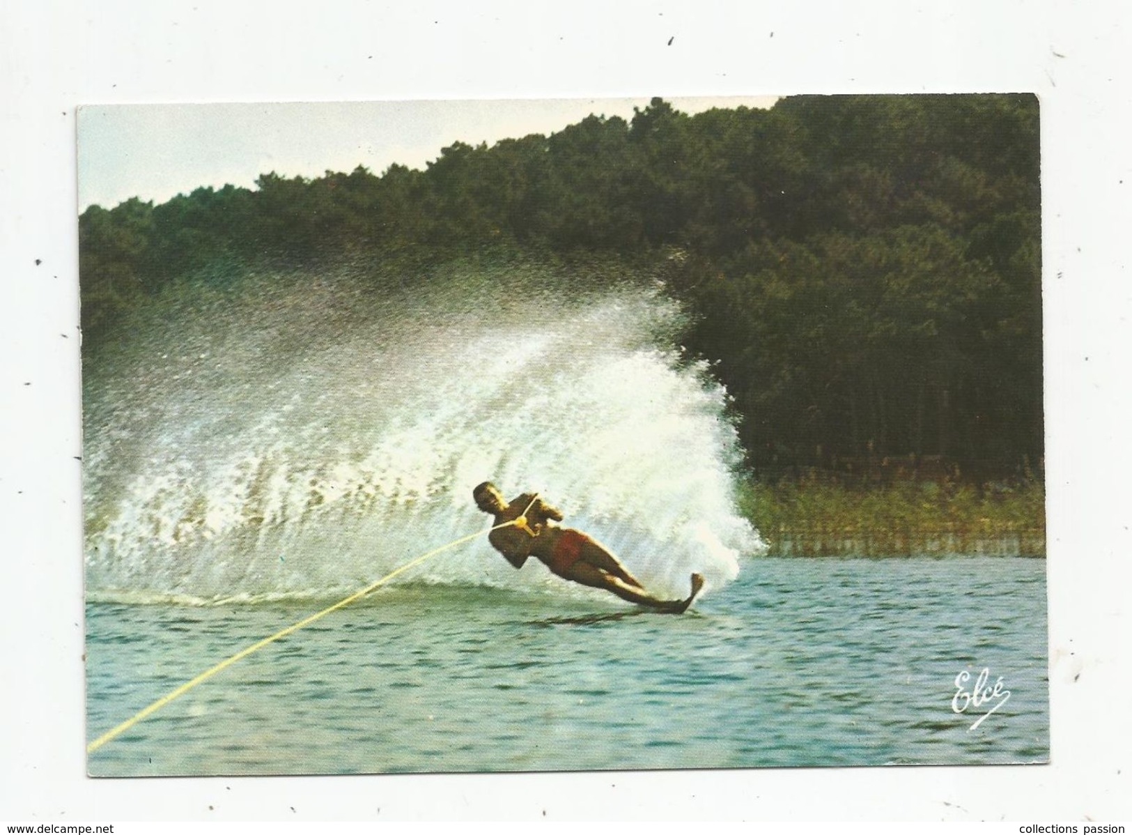 Cp, Sports , SKI NAUTIQUE , Côte Atlantique , écrite D'Arcachon , Ed : Chatagneau - Waterski