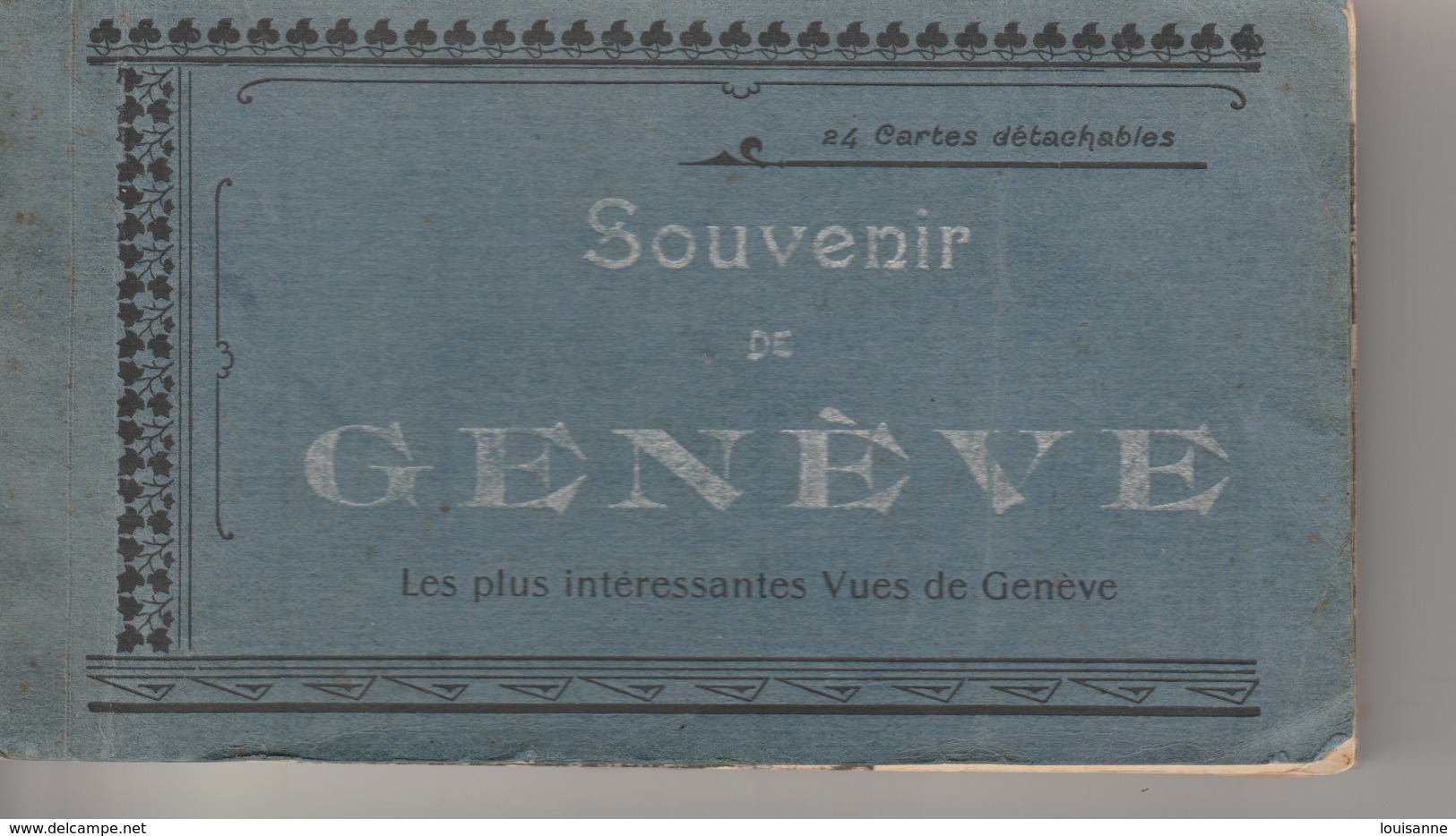 17 / 7 / 22  -  CARNET  DE  24  CARTES  DE  GENÈVE - 5 - 99 Postales