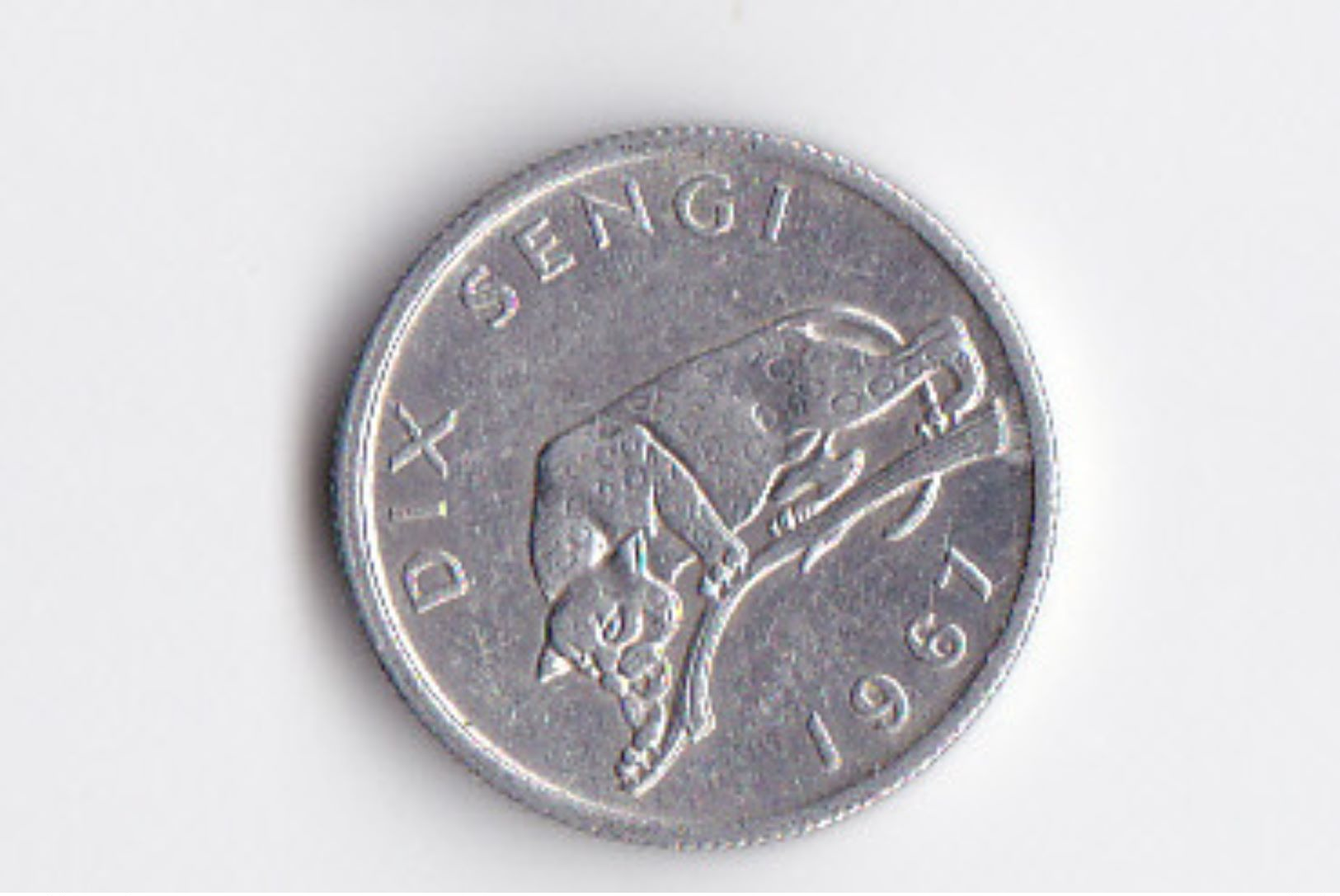 10 SENGI - 1967 - BELLE PETITE PIECE - Congo (República 1960)