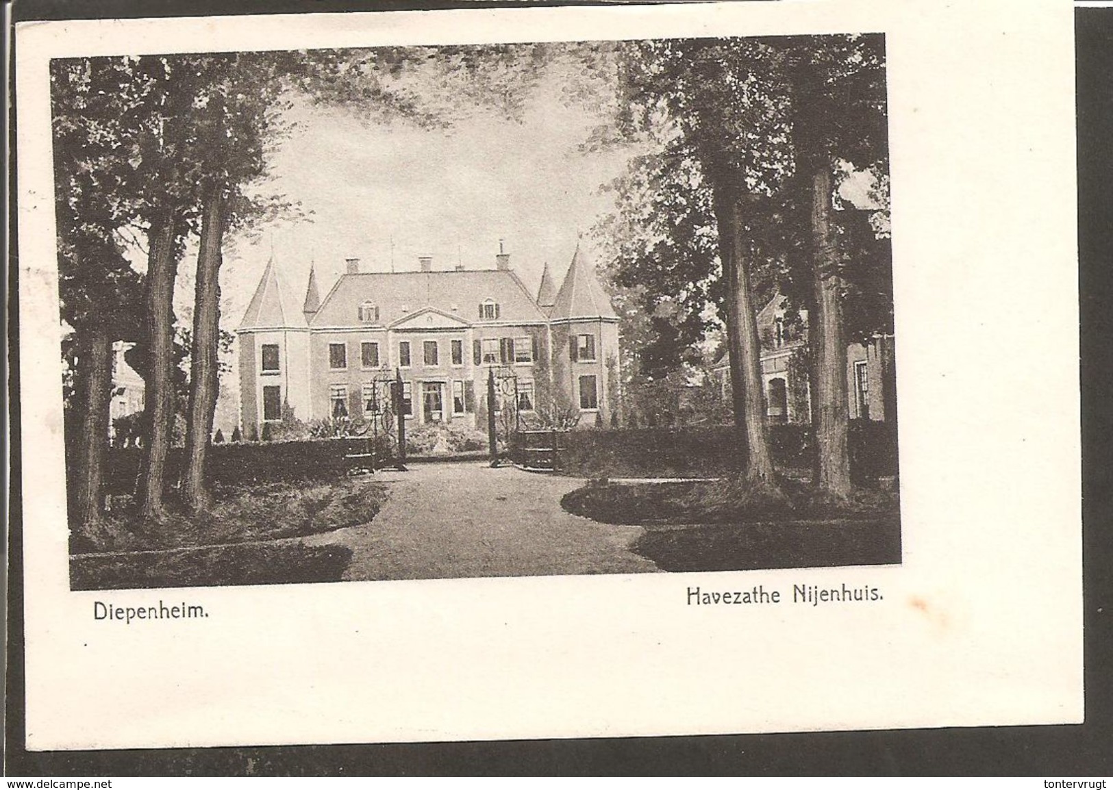 Blokstempel. Bentheim-Arnhem. SP 10. Anzicht Diepenheim - Poststempels/ Marcofilie