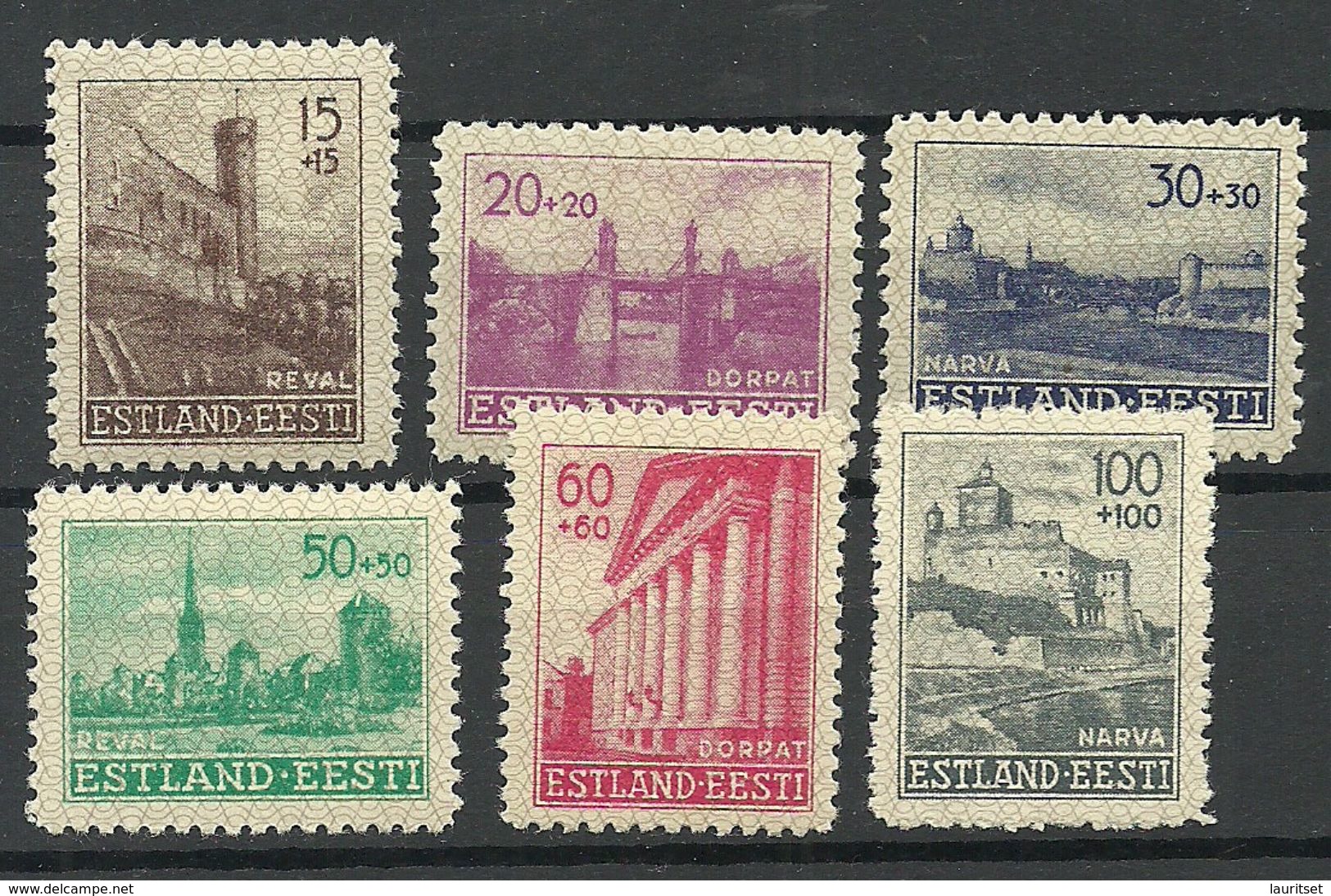 Estland Estonia 1941 German Occupation Reconstruction Wiederaufbau * - Estland