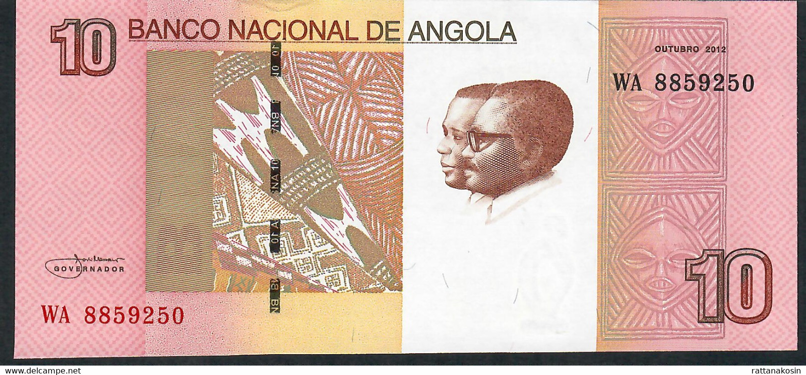 ANGOLA P151B 10 KWANZAS 2012 #WA  UNC. - Angola